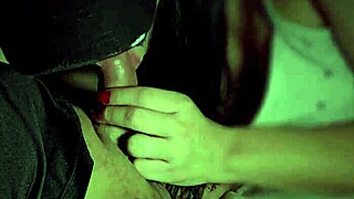 Stepsister drops to knees for sloppy deepthroat blowjob then rides cock cowgirl creampie