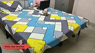 Jiya Sharma Moans Loud as Boyfriend Pounds Hostel Pussy Hard!