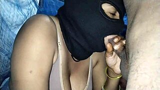 omg indian wife gulps down cum after deep face fuck!