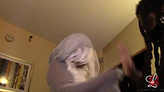 Spooky Halloween Corpse Bride's Curvy Ebony Ass Pounded by BBC