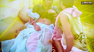 devar fucks hot desi bhabhi's navel and curvy body hard!