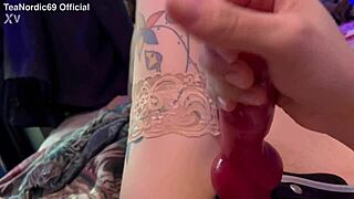 wanna feel my strap-on handjob tease your cock close up?