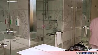 nikki's virgin petite body enjoys brunette small tits romantic fuck bliss fully