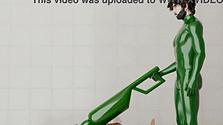 Guy Straps Into Rotating Machine For Intense Gay Pounding Action