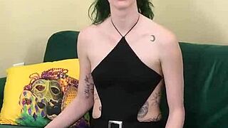 kit summers slays in tiny black bodysuit and goth miniskirt part 2 🔥😈