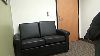 yo carrie b's casting got wild with deepthroat gagging on huge cock huh?