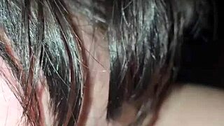 milf's big tits leak milk while riding cock hard.