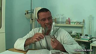 milf patient begs doctor to fuck her hard in stockings at the hospital