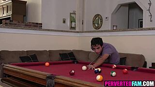 step aunt bends over big tits for nephew's cowgirl doggystyle pounding pov