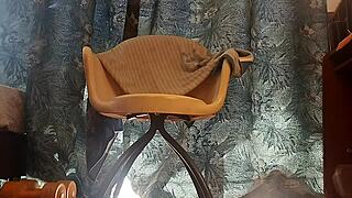 amateur dude meticulously shaves his throbbing monster cock smooth and milky