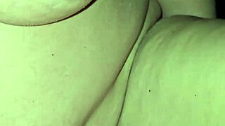 milf's big tits leak milk while riding cock hard.