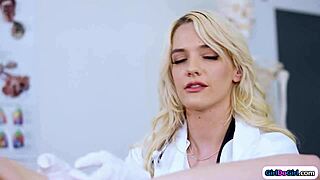 hey gynecologist, wanna lick stepmom's pussy then teen's while they kiss and finger?