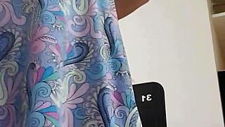 Voyeur spies milf's naked ass and tits flashing in crowded public locker room