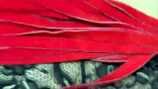 Suzy endures intense flogging then BBC anal pounding on obedience bench session