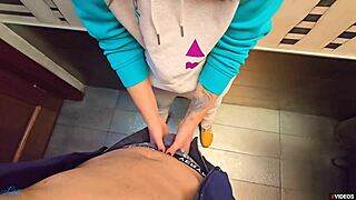 cum deep in my wet panties after rubbing pussy hard