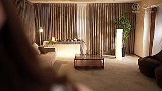 married bride's thick oiled pussy gets pounded hard after handjob assist! hear her moans echo with every thrust!