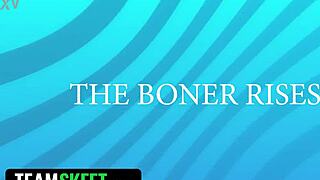 whoa stepdaughters shocked by stepdads rock hard boner surprise