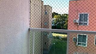 I sucked hot realtor tits while she showed apartment creampie