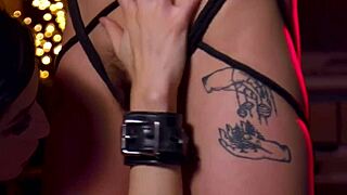 Bondaged teen lesbian craves that kinky bdsm licking play