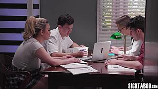 think you could handle big ass teen heather honey's classmate gangbang double penetration frenzy?