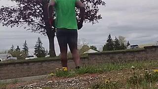 practicing indoor workout routine outdoors boldly