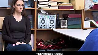 Skinny Tali Dova Shoplifts Into Officer Fuck