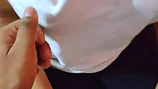 Indonesian babe's big boobs and hot pussy drive wild doggystyle creampie sex