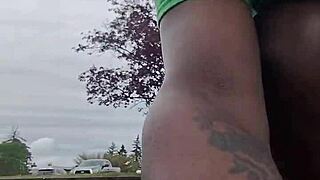 practicing indoor workout routine outdoors boldly