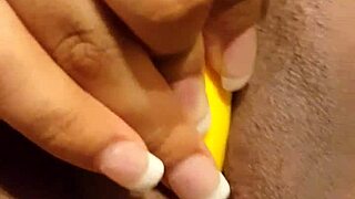 horny 18+ bbw latina rubs juicy pussy while eyeing chocolate friend