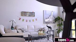 pervy stepbro fucks stepsis and hot friend on easter