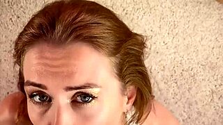 Cute Blonde Takes Deep Doggystyle Pounding Before Huge Facial Cumshot POV