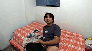 stepsis catches me sniffing her panties spanks my cock as dominatrix punishment