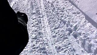 Stripping Naked And Peeing In Snow On Ski Trip