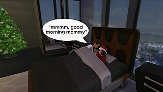 Hey babe, wanna join our shemale lesbian Christmas morning fuck?