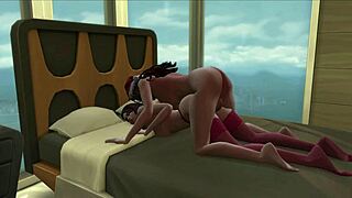 Hey babe, wanna join our shemale lesbian Christmas morning fuck?