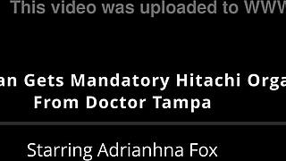 freshman adrianna fox hitachi orgasm forced by tampa doctor backstage