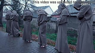 Dee Williams as Deviant Nun Takes Anal DP Creampie Prolapse