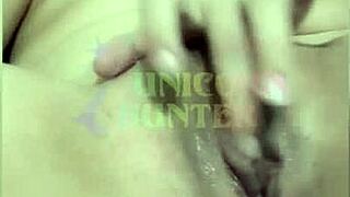 Curvy Brazilian Teen Fingers Tight Pussy And Ass On Bed