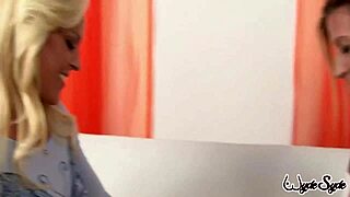 Big tits milf Alexis Golden devours lesbian pussy lips clit and ass in wet holiday feast