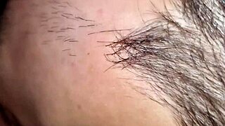 slurping on that bushy neighbor milf's wet pussy