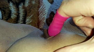 this toy hits her wet pussy deeper than any tongue ever could