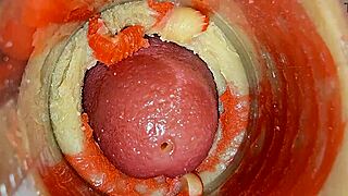 wanna see my pussy cum on your cock with camera deep inside? asmr 4k closeup