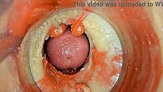 wanna see my pussy cum on your cock with camera deep inside? asmr 4k closeup