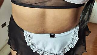 Big ass girl skips interview to bend over for rough doggystyle creampie