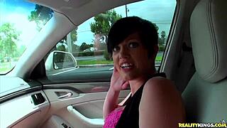 yo street blowjobs get wild with skinny teen sucking huge boss cock in reality workout threesome