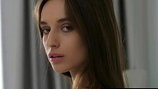 whoa, check out gloria sol stripping to flaunt her phenomenal big natural ukrainian boobs