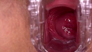 whoa, watch this horny amateur pussy squirt hard