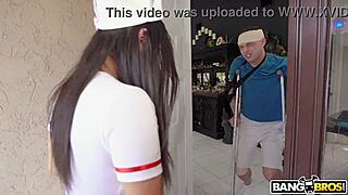 Big Tits Shaved Latina Nurse Deepthroats Patient Cock Before Creampie Facial Pussy Fuck in Hospital