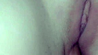 wanna see my wife squirt hard while i toy her pussy closeup?