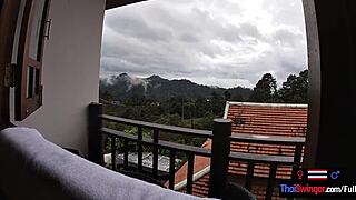 amateur thai teen couple sneaks mountain fuck in thailand